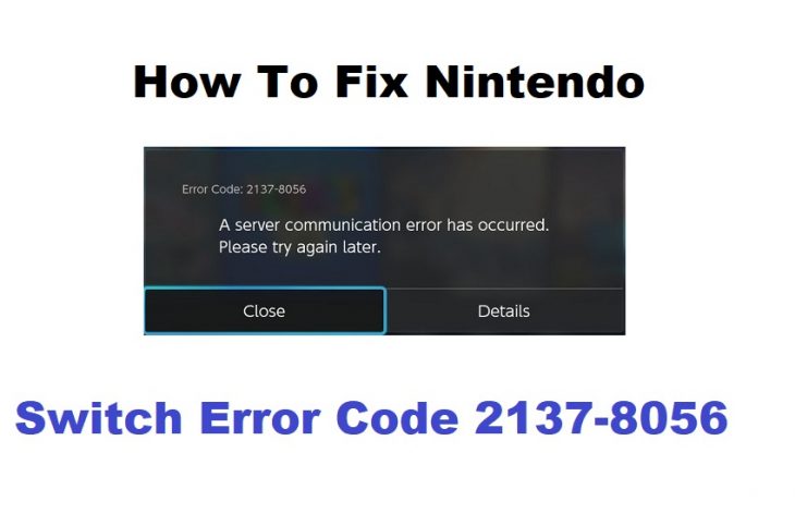 Fix Switch Error Code 2137-8056